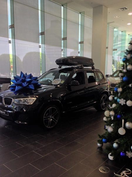 Christmas Marketing Campaign | BMW | Large Car Bows | Bowzz