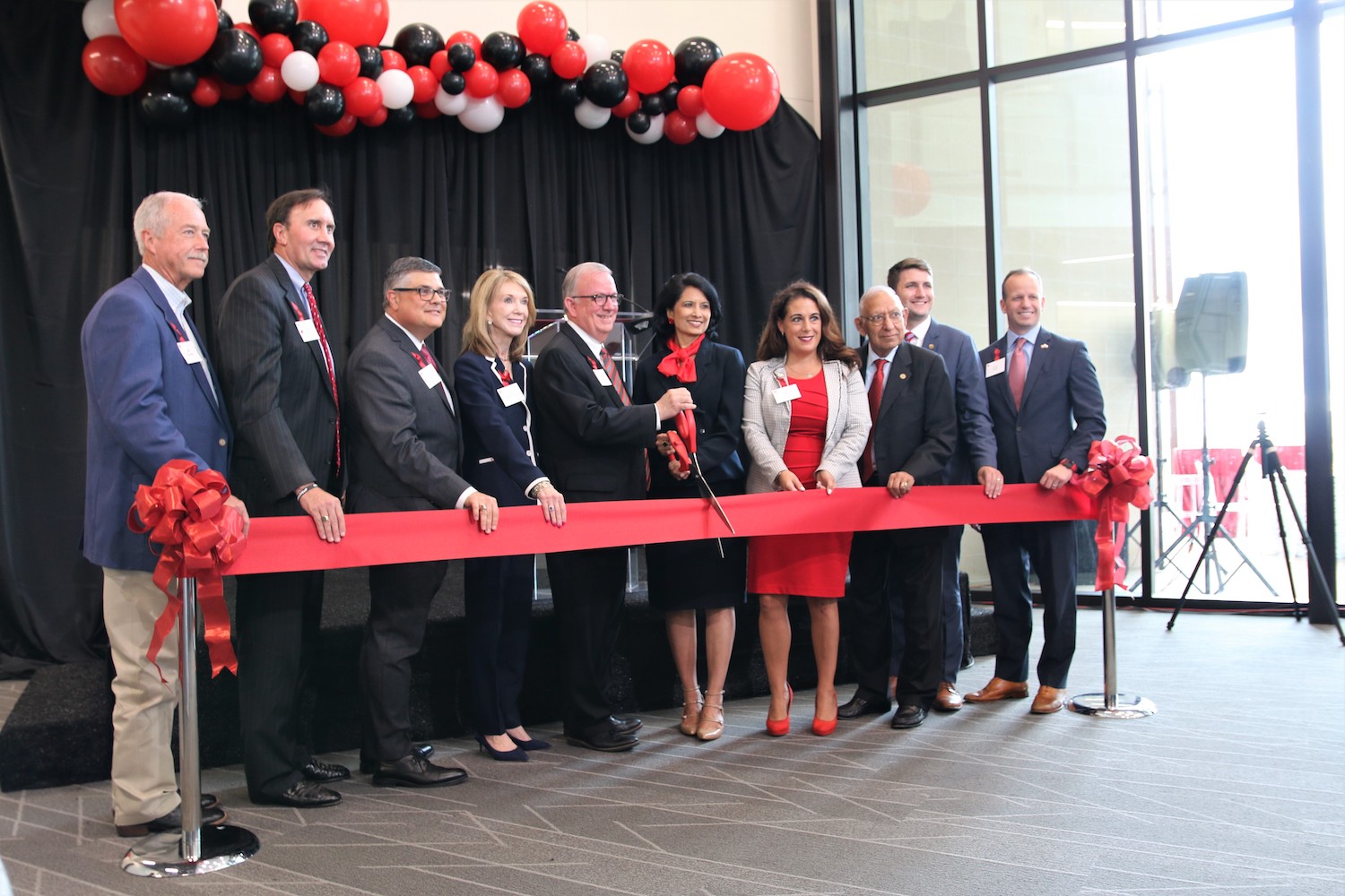 Ribbon cutting Opening cermony